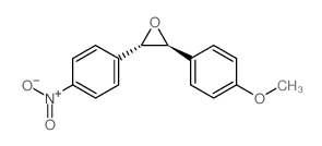 Oxirane, 2-(4-methoxyphenyl)-3-(4-nitrophenyl)-, (2R,3R)-rel- Structure