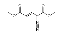 dimethyl (E)-3-diazo-1-propene-1,3-carboxylate结构式