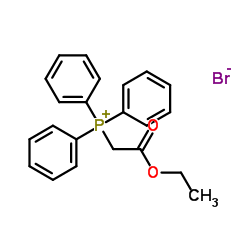 (2-Ethoxy-2-oxoethyl)triphenylphosphonium bromide Structure