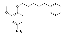 3-methoxy-4-(5-phenylpentoxy)aniline结构式