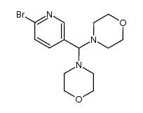 2-bromo-5-(dimorpholinomethyl)pyridine结构式