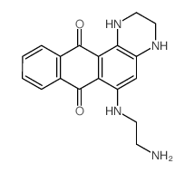 Naphtho[2,3-f]quinoxaline-7,12-dione, 6-[(2-aminoethyl)amino]-1,2,3,4-tetrahydro-结构式