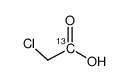 氯乙酸-1-13C结构式