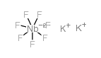 Niobate(2-),heptafluoro-, potassium (1:2) Structure