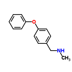 N-甲基-4-苯氧基苄胺结构式