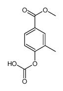 Carbonic acid methyl[p-(methoxycarbonyl)phenyl] ester Structure