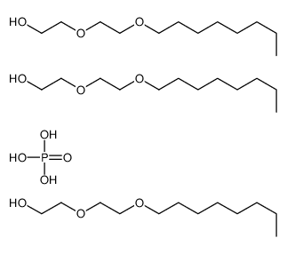 2-(2-octoxyethoxy)ethanol,phosphoric acid Structure