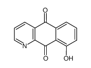 5,10-dihydro-9-hydroxybenzo(g)quinoline-5,10-dione Structure