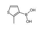 (2-methylthiophen-3-yl)boronic acid structure