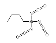 butyl(triisocyanato)silane Structure