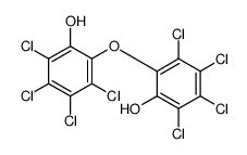 2,3,4,5-tetrachloro-6-(2,3,4,5-tetrachloro-6-hydroxyphenoxy)phenol结构式