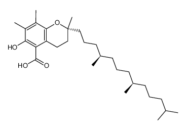 (2R,4'R,8'R)-γ-tocopherol-5-carboxylic acid Structure