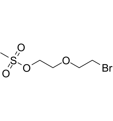 Bromo-PEG2-MS structure