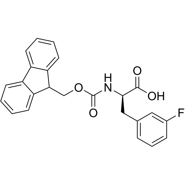 FMOC-D-3-氟苯丙氨酸结构式
