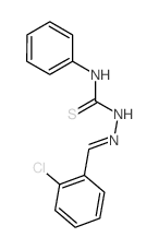 Hydrazinecarbothioamide,2-[(2-chlorophenyl)methylene]-N-phenyl-结构式