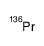praseodymium-136 Structure