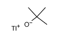 thallium tert-butoxide Structure