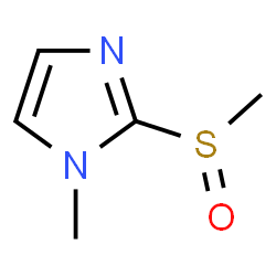 1H-Imidazole,1-methyl-2-[(S)-methylsulfinyl]-(9CI)结构式