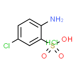 2-氨基-5-氯苯磺酸盐酸盐结构式