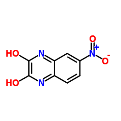6-Nitrochinoxalin-2,3-diol structure