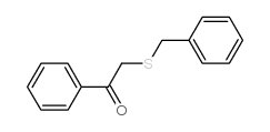 Ethanone,1-phenyl-2-[(phenylmethyl)thio]- Structure