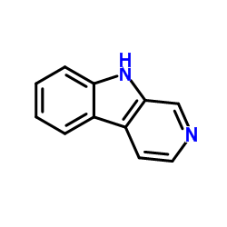 9H-吡啶[3,4-b]吲哚结构式