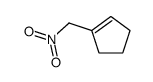 1-(nitromethyl)cyclopentene结构式