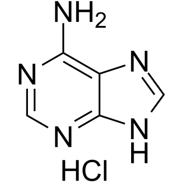 腺嘌呤盐酸盐半水合物结构式