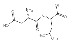 (S)-2-((S)-2-氨基-3-羧基丙酰胺基)-4-甲基戊酸结构式