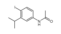 4-Iodo-3-isopropylacetanilide Structure
