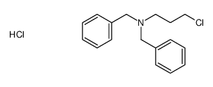 dibenzyl(3-chloropropyl)azanium,chloride结构式