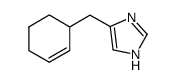 1H-Imidazole,4-(2-cyclohexen-1-ylmethyl)- (9CI) Structure