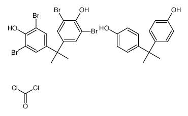 Carbonic dichloride, polymer with 4,4-(1-methylethylidene)bis2,6-dibromophenol and 4,4-(1-methylethylidene)bisphenol structure