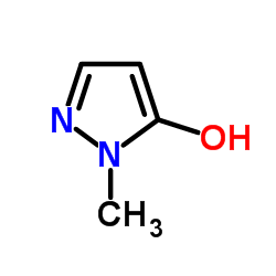5-Hydroxy-1-methylpyrazole Structure