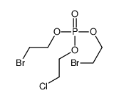 bis(2-bromoethyl) 2-chloroethyl phosphate结构式
