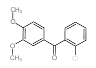 2-CHLORO-3',4'-DIMETHOXYBENZOPHENONE结构式