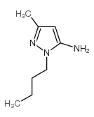 2-丁基-5-甲基-2H-吡唑-3-胺结构式