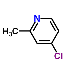 4-氯-2-甲基吡啶结构式