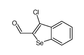 3-chloro-1-benzoselenophene-2-carbaldehyde Structure