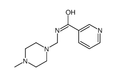 N-[(4-methylpiperazin-1-yl)methyl]pyridine-3-carboxamide结构式