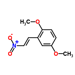 2,5-二甲氧基-β-硝基苯乙烯结构式