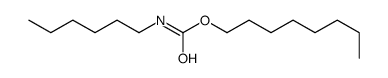 octyl N-hexylcarbamate Structure