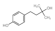 Benzenepropanol, 4-hydroxy-.alpha.,.alpha.-dimethyl- structure