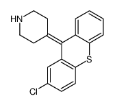 4-(2-chlorothioxanthen-9-ylidene)piperidine Structure