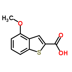 4-Methoxybenzothiophene-2-carboxylic acid Structure