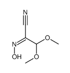 2-hydroxyimino-3,3-dimethoxypropanenitrile Structure