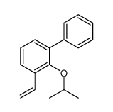 1-ethenyl-3-phenyl-2-propan-2-yloxybenzene结构式