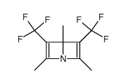 2,4,6-trimethyl-3,5-bis-trifluoromethyl-1-aza-bicyclo[2.2.0]hexa-2,5-diene结构式
