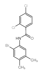 N-(2-bromo-4,5-dimethylphenyl)-2,4-dichlorobenzamide Structure