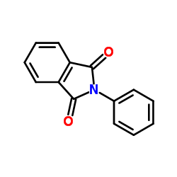 N-苯基邻苯二甲酰亚胺结构式